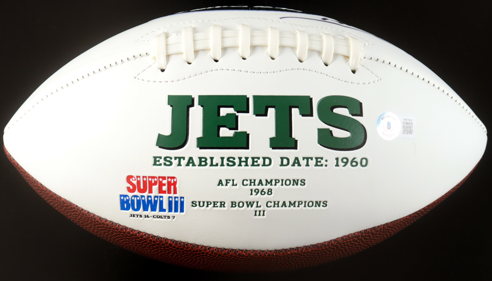 Ahmad "Sauce" Gardner Signed Jets Logo Football (Beckett) at PristineAuction.com Ahmad "Sauce" Gardner Signed Jets Logo Football (Beckett) at PristineAuction.com