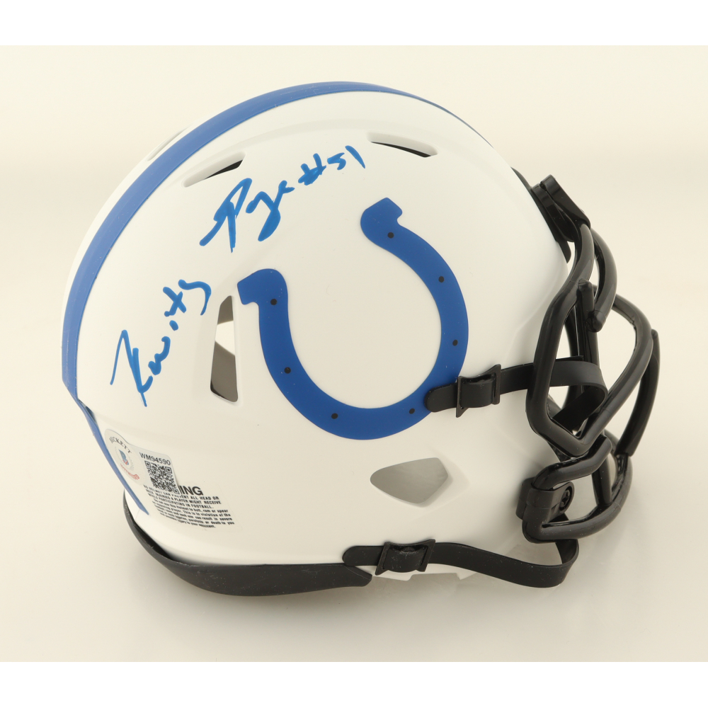 Kwity Paye Signed Colts Lunar Eclipse Alternate Speed Mini Helmet (Beckett) at PristineAuction.com