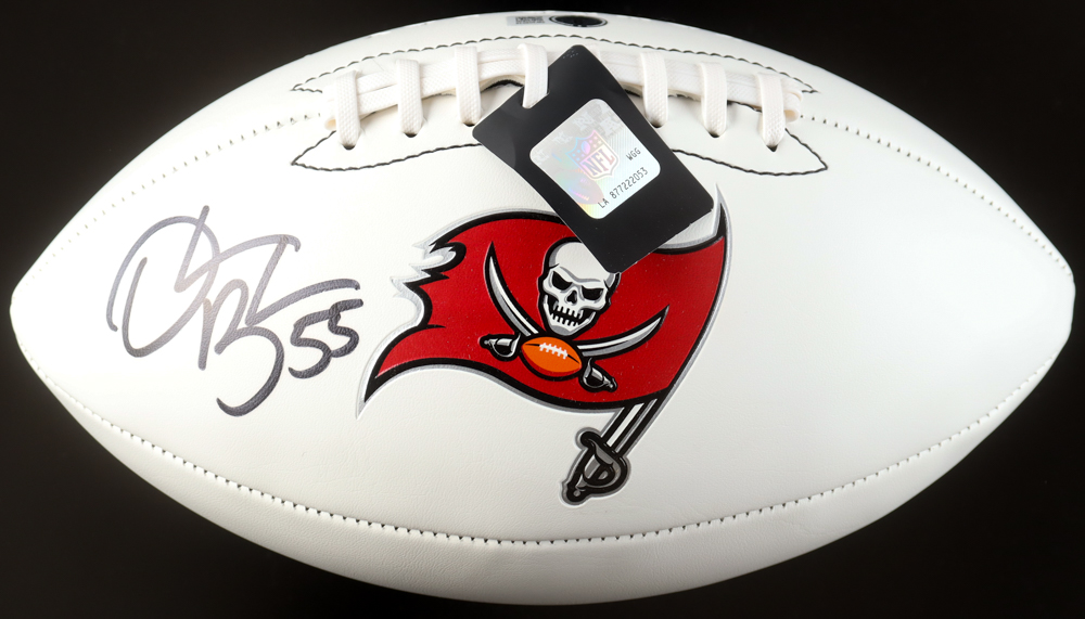 Derrick Brooks Signed Buccaneers Logo Football (Beckett) at PristineAuction.com Derrick Brooks Signed Buccaneers Logo Football (Beckett) at PristineAuction.com