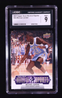 Michael Jordan 2011 Upper Deck World of Sports #35 (CGC 9) at PristineAuction.com