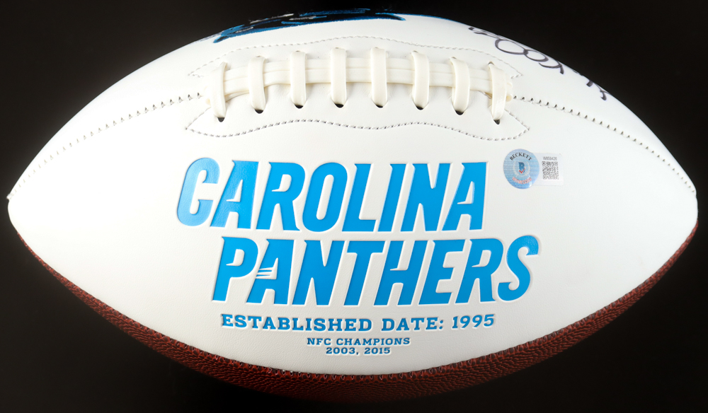 Luke Kuechly Signed Panthers Logo Football (Beckett) at PristineAuction.com Luke Kuechly Signed Panthers Logo Football (Beckett) at PristineAuction.com