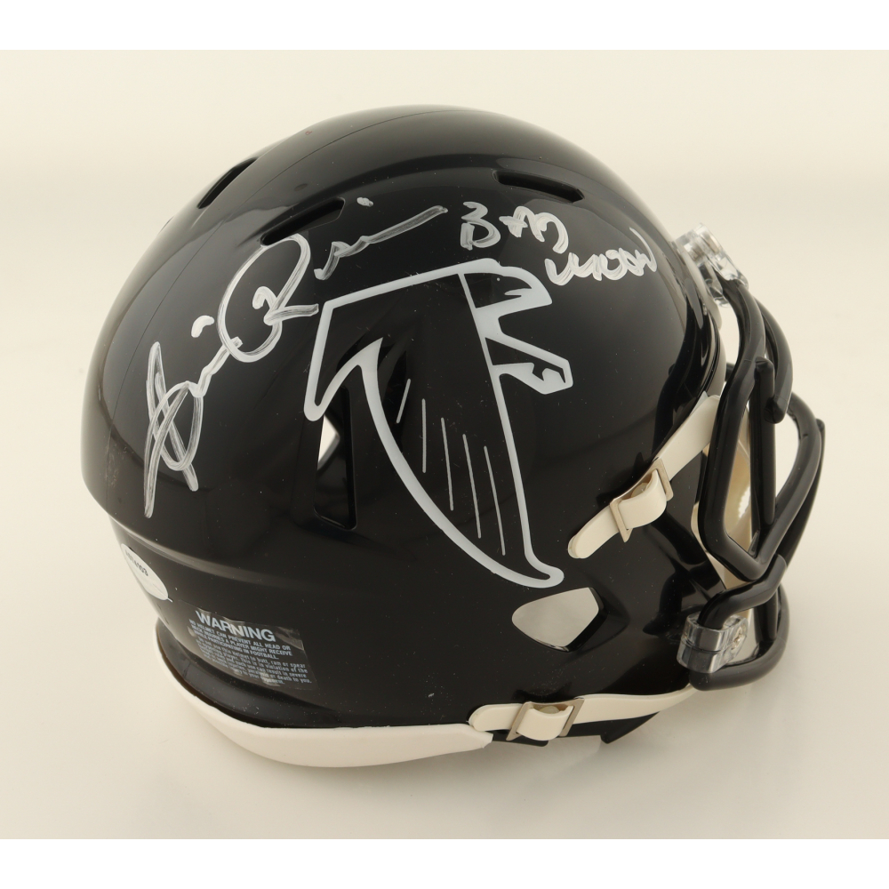 Andre Rison Signed Falcons Speed Mini Helmet Inscribed "Bad Moon" (Schwartz) at PristineAuction.com