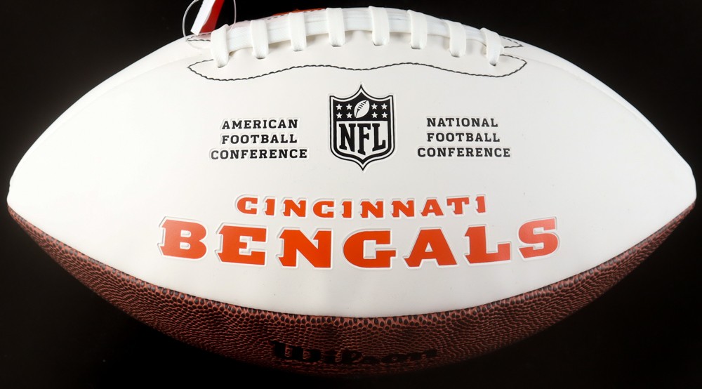 Anthony Munoz Signed Bengals Logo Football (Authentic Ink) at PristineAuction.com Anthony Munoz Signed Bengals Logo Football (Authentic Ink) at PristineAuction.com