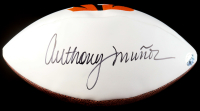 Anthony Munoz Signed Bengals Logo Football (Authentic Ink) at PristineAuction.com