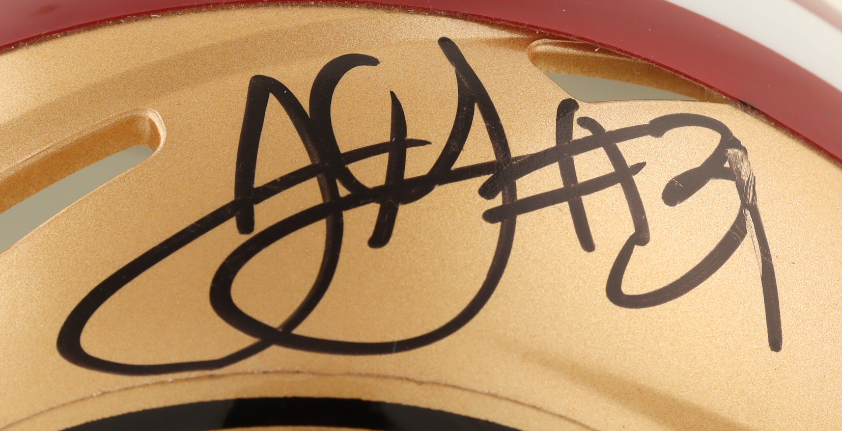 Tashaun Gipson Signed 49ers Speed Mini Helmet (Beckett) at PristineAuction.com Tashaun Gipson Signed 49ers Speed Mini Helmet (Beckett) at PristineAuction.com