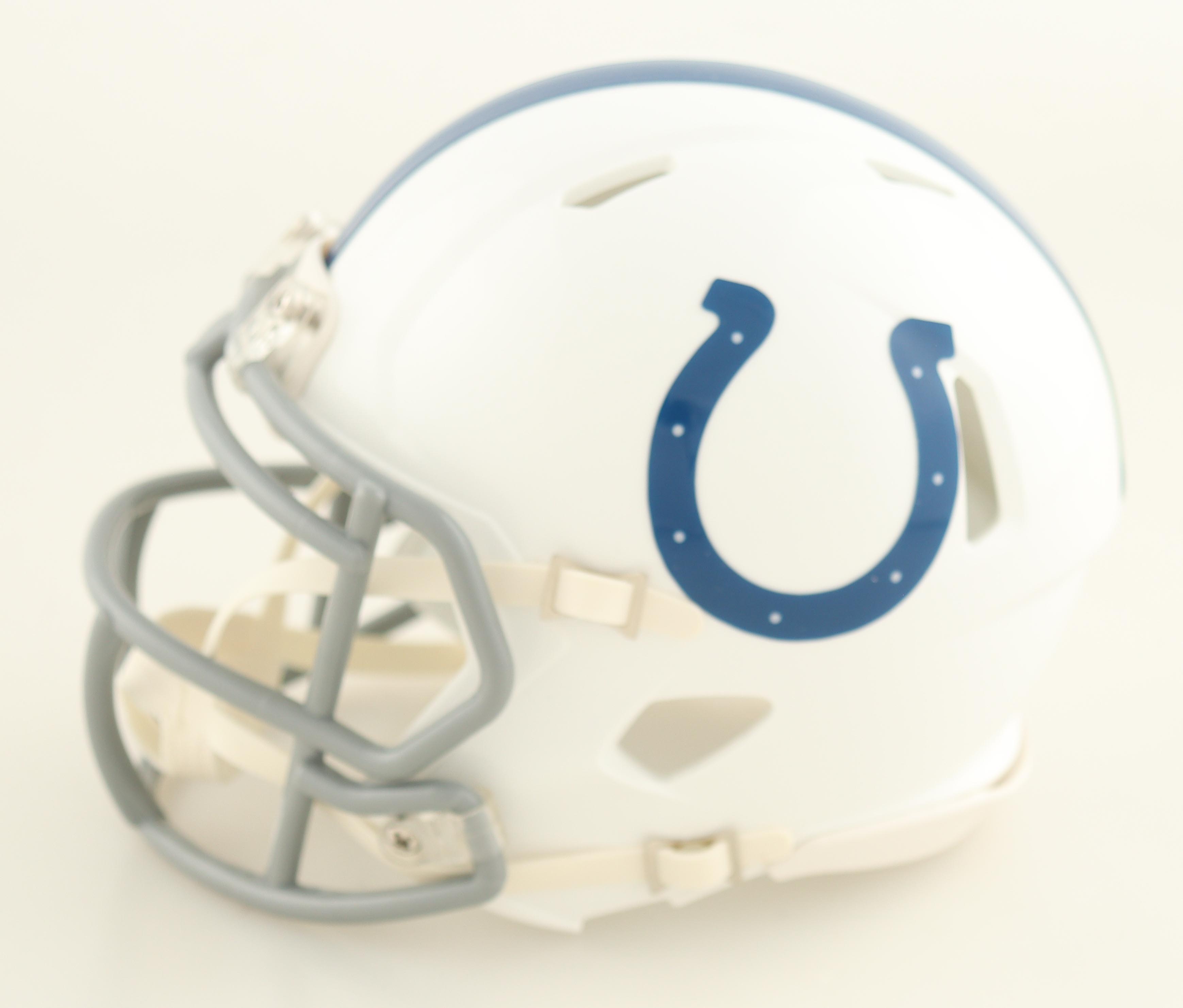 Kwity Paye Signed Colts Speed Mini Helmet (Beckett) at PristineAuction.com Kwity Paye Signed Colts Speed Mini Helmet (Beckett) at PristineAuction.com