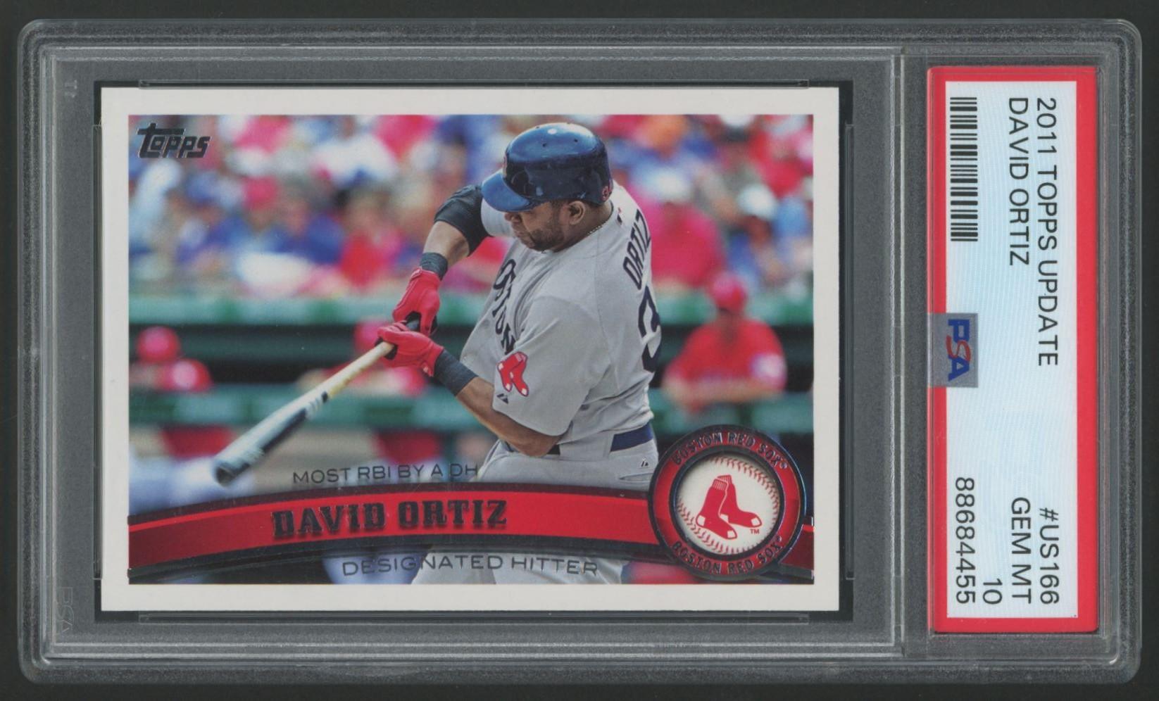 David Ortiz 2011 Topps Update #US166 (PSA 10) at PristineAuction.com David Ortiz 2011 Topps Update #US166 (PSA 10) at PristineAuction.com