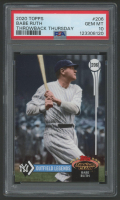 Babe Ruth 2020 Topps Throwback Thursday #206 (PSA 10) at PristineAuction.com