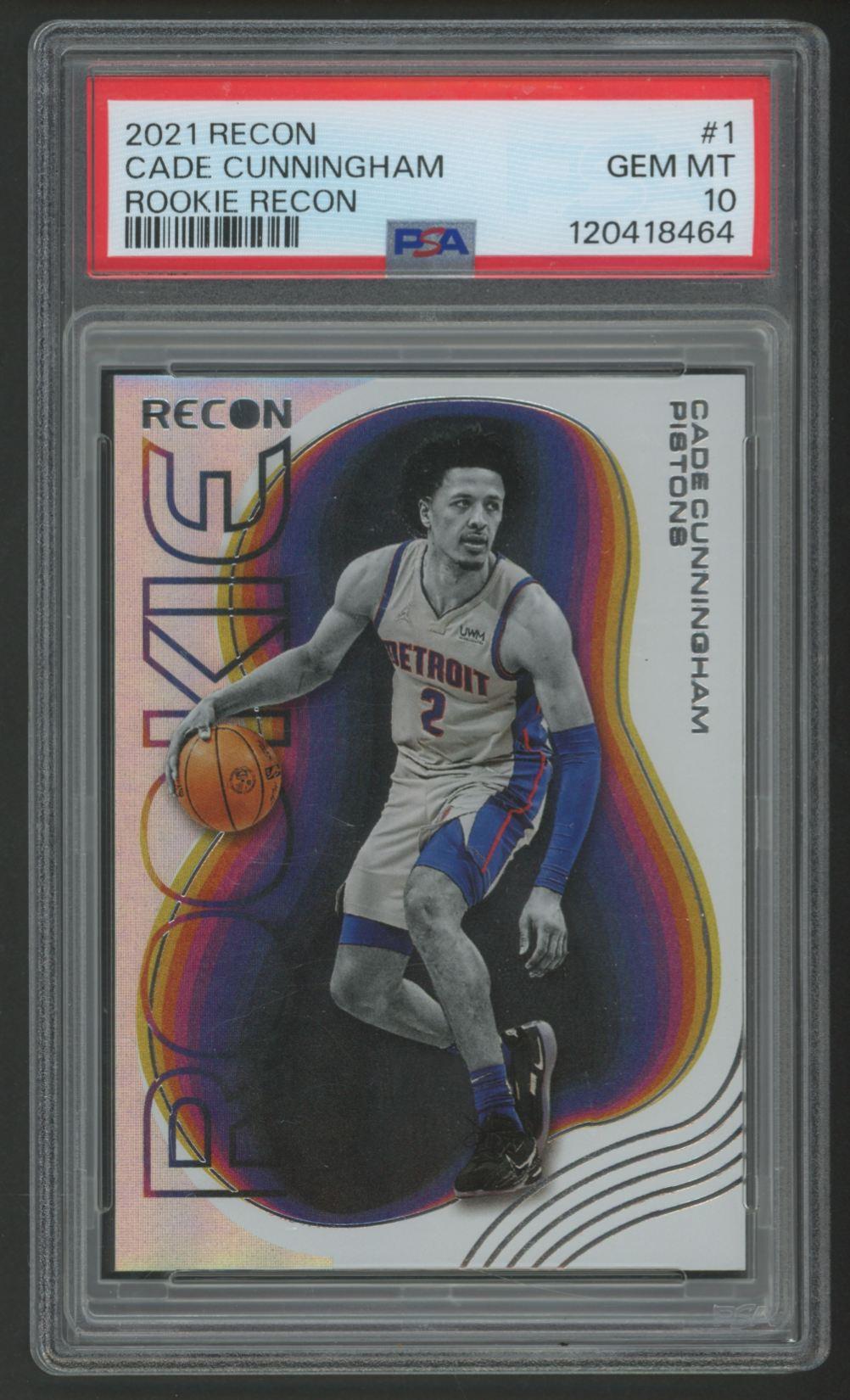 Cade Cunningham 2021 Recon Rookie Recon #1 (PSA 10) at PristineAuction.com Cade Cunningham 2021 Recon Rookie Recon #1 (PSA 10) at PristineAuction.com