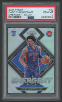 Cade Cunningham 2021 Panini Prizm Emergent Silver #22 (PSA 10) at PristineAuction.com