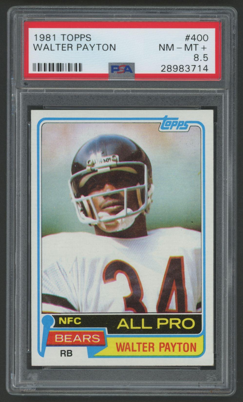 Walter Payton 1981 Topps #400 (PSA 8.5) at PristineAuction.com Walter Payton 1981 Topps #400 (PSA 8.5) at PristineAuction.com