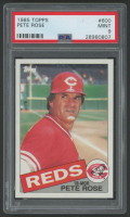 Pete Rose 1985 Topps #600 (PSA 9) at PristineAuction.com