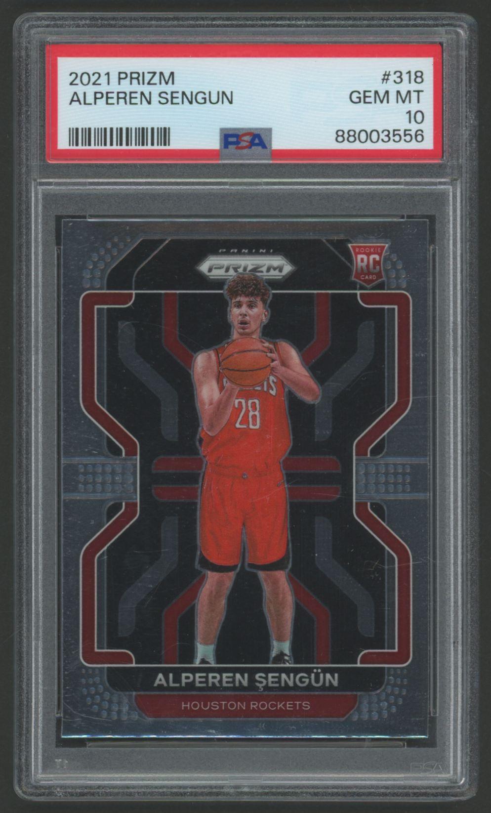 Alperen Sengun 2021 Panini Prizm #318 RC (PSA 10) at PristineAuction.com Alperen Sengun 2021 Panini Prizm #318 RC (PSA 10) at PristineAuction.com