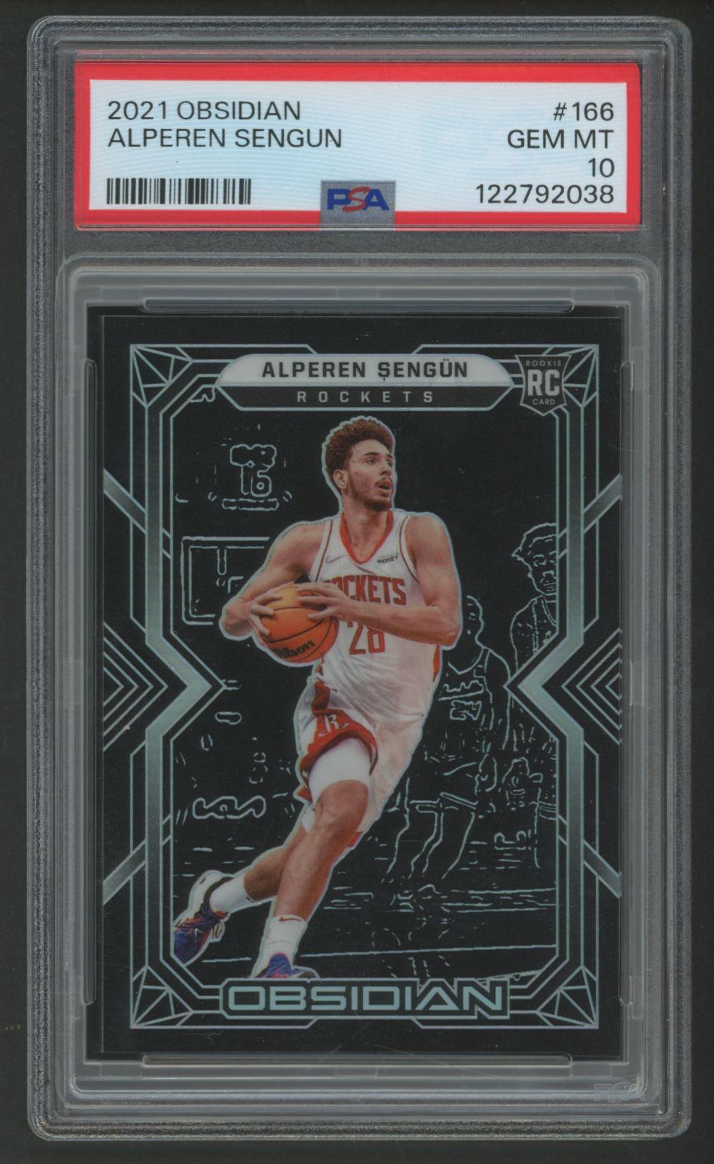 Alperen Sengun 2021 Obsidian #166 RC (PSA 10) at PristineAuction.com Alperen Sengun 2021 Obsidian #166 RC (PSA 10) at PristineAuction.com