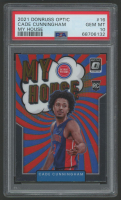 Cade Cunningham 2021 Donruss Optic My House #16 RC (PSA 10) at PristineAuction.com