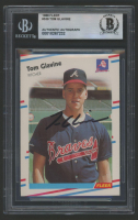 Tom Glavine Signed 1988 Fleer #539 RC (BGS) at PristineAuction.com