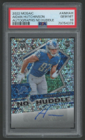 Aidan Hutchinson 2022 Mosaic Autographs No Huddle #ANHAH RC (PSA 10) at PristineAuction.com