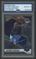 Anthony Edwards Signed 2020 Panini Mosaic #201 RC (PSA | Auto 10) at PristineAuction.com
