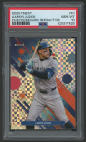 Aaron Judge 2025 Finest Checkerboard Refractor #51 (PSA 10) at PristineAuction.com
