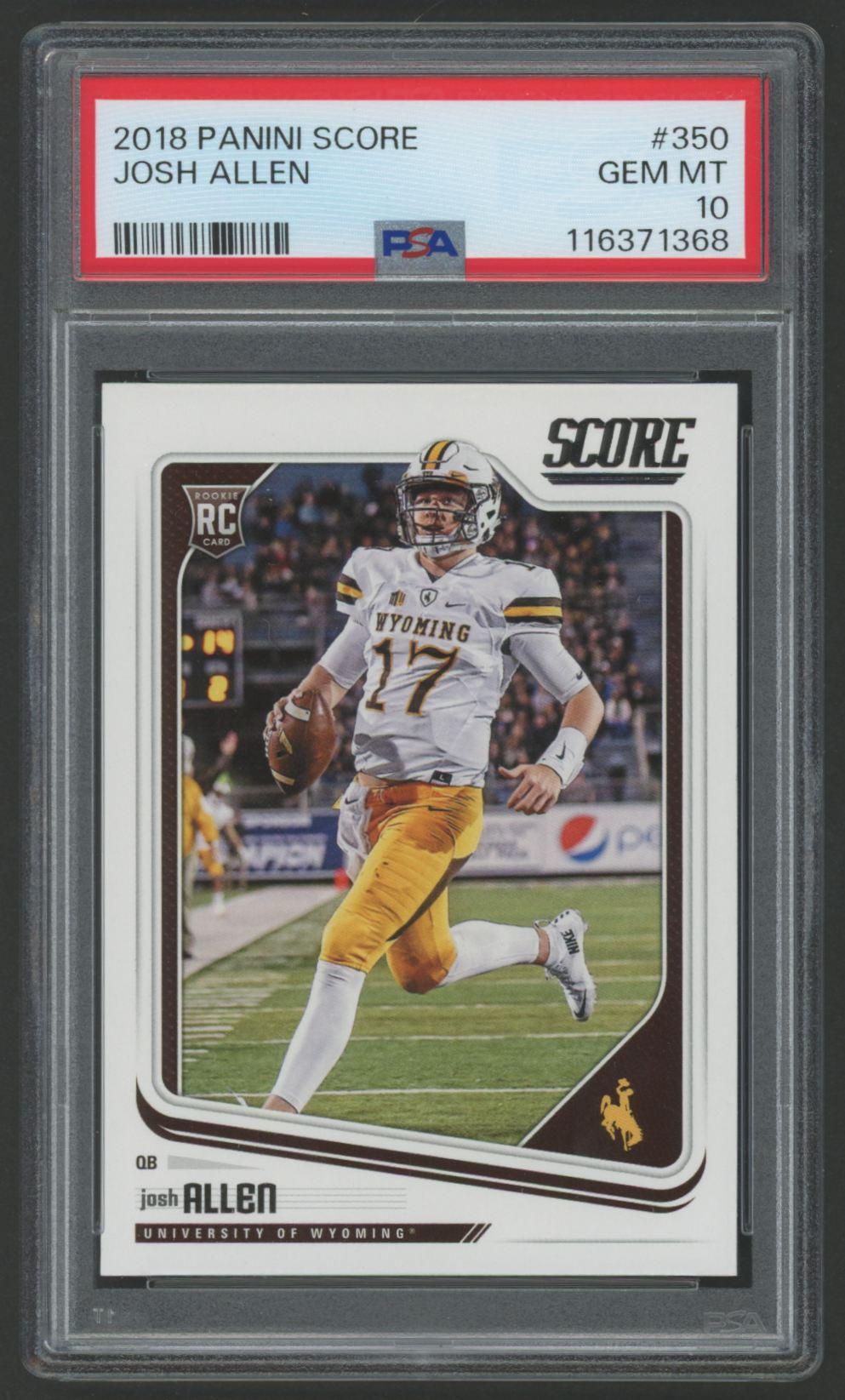 Josh Allen 2018 Score #350 (PSA 10) at PristineAuction.com Josh Allen 2018 Score #350 (PSA 10) at PristineAuction.com