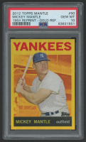 Mickey Mantle 2012 Topps Factory Set Mantle Chrome Gold Refractors #50 64T (PSA 10) at PristineAuction.com