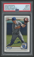 Bobby Witt Jr. Signed 2020 Bowman Prospects #BP25 (PSA 9 | Auto 10) at PristineAuction.com