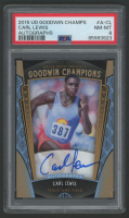 Carl Lewis 2015 Upper Deck Goodwin Champs Autographs #ACL (PSA 8) at PristineAuction.com