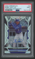 Bobby Witt Jr. 2022 Chronicles Certified Autograph #32 RC (PSA 9) at PristineAuction.com