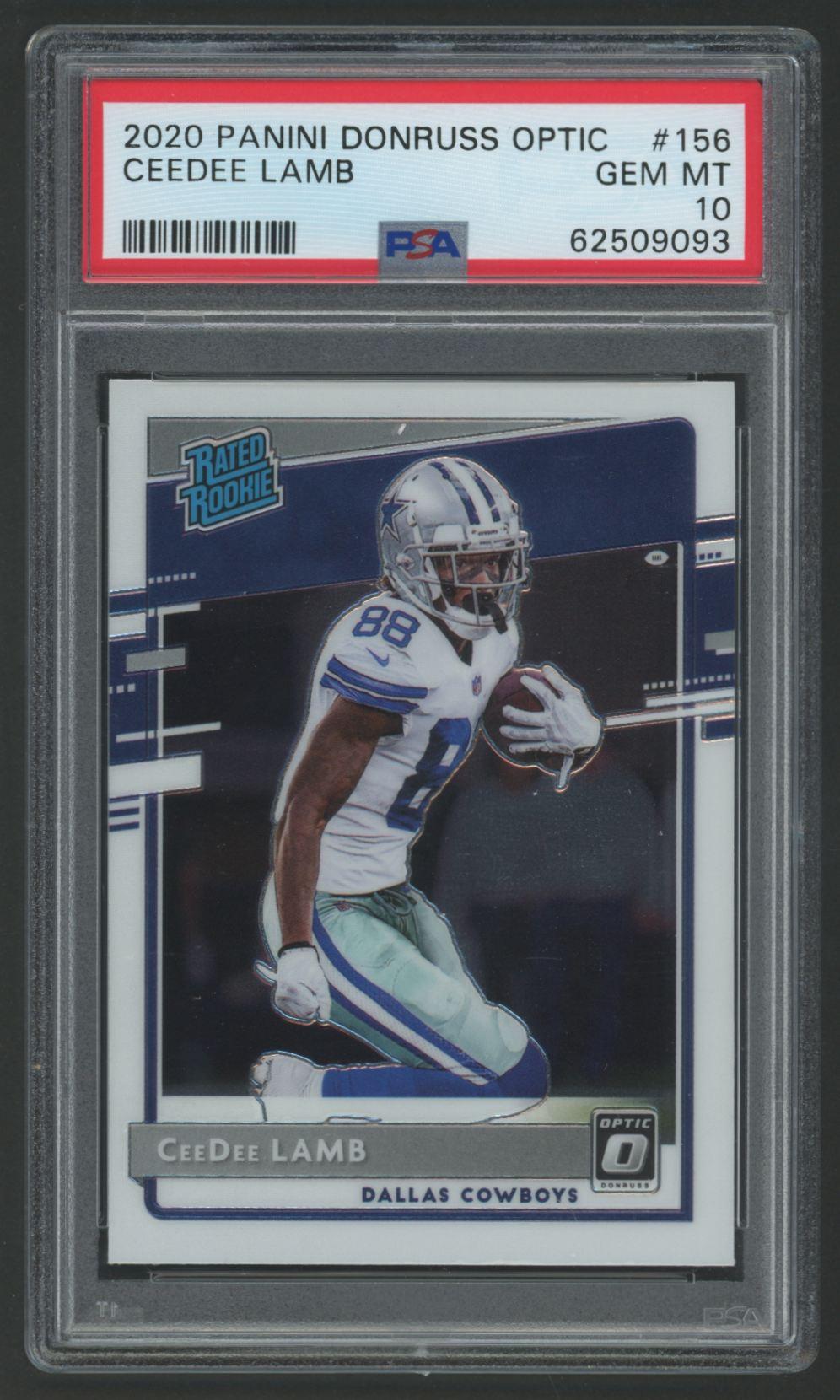 CeeDee Lamb 2020 Donruss Optic RR #156 (PSA 10) at PristineAuction.com CeeDee Lamb 2020 Donruss Optic RR #156 (PSA 10) at PristineAuction.com