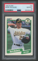 Mark McGwire 1990 Fleer #15 (PSA 10) at PristineAuction.com