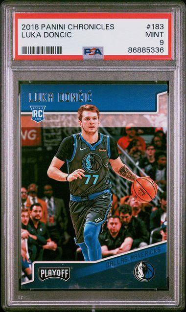Luka Doncic 2018-19 Panini Chronicles #183 (PSA 9) at PristineAuction.com Luka Doncic 2018-19 Panini Chronicles #183 (PSA 9) at PristineAuction.com