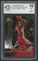LeBron James 2005 Upper Deck National Convention #VIP2 (BCCG 10) at PristineAuction.com