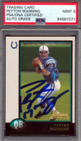 Peyton Manning Signed 1998 Bowman #1 RC (PSA | Autograph Graded 9) at PristineAuction.com