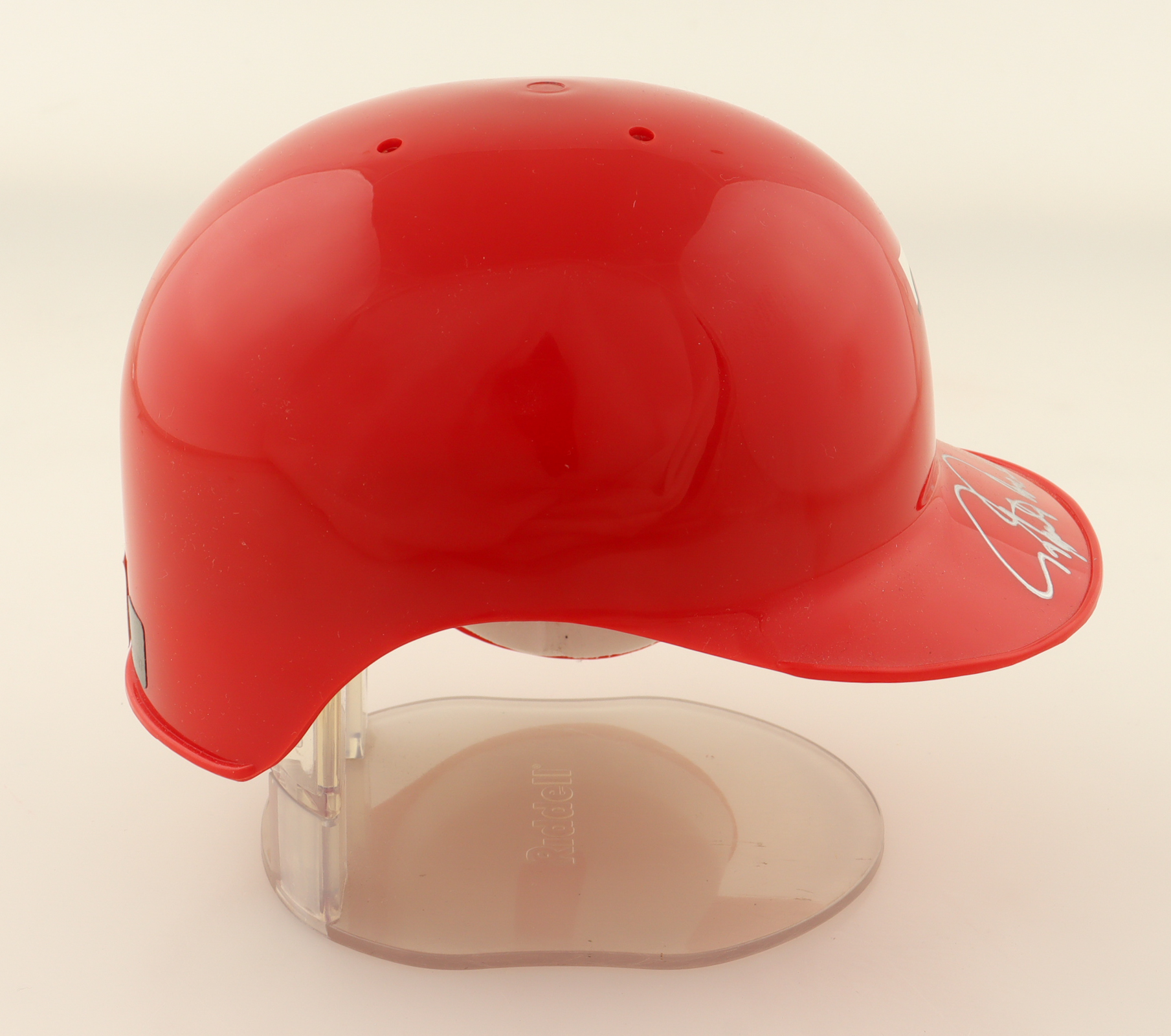 Rafael Palmeiro Signed Rangers Mini Helmet (Topps) at PristineAuction.com Rafael Palmeiro Signed Rangers Mini Helmet (Topps) at PristineAuction.com