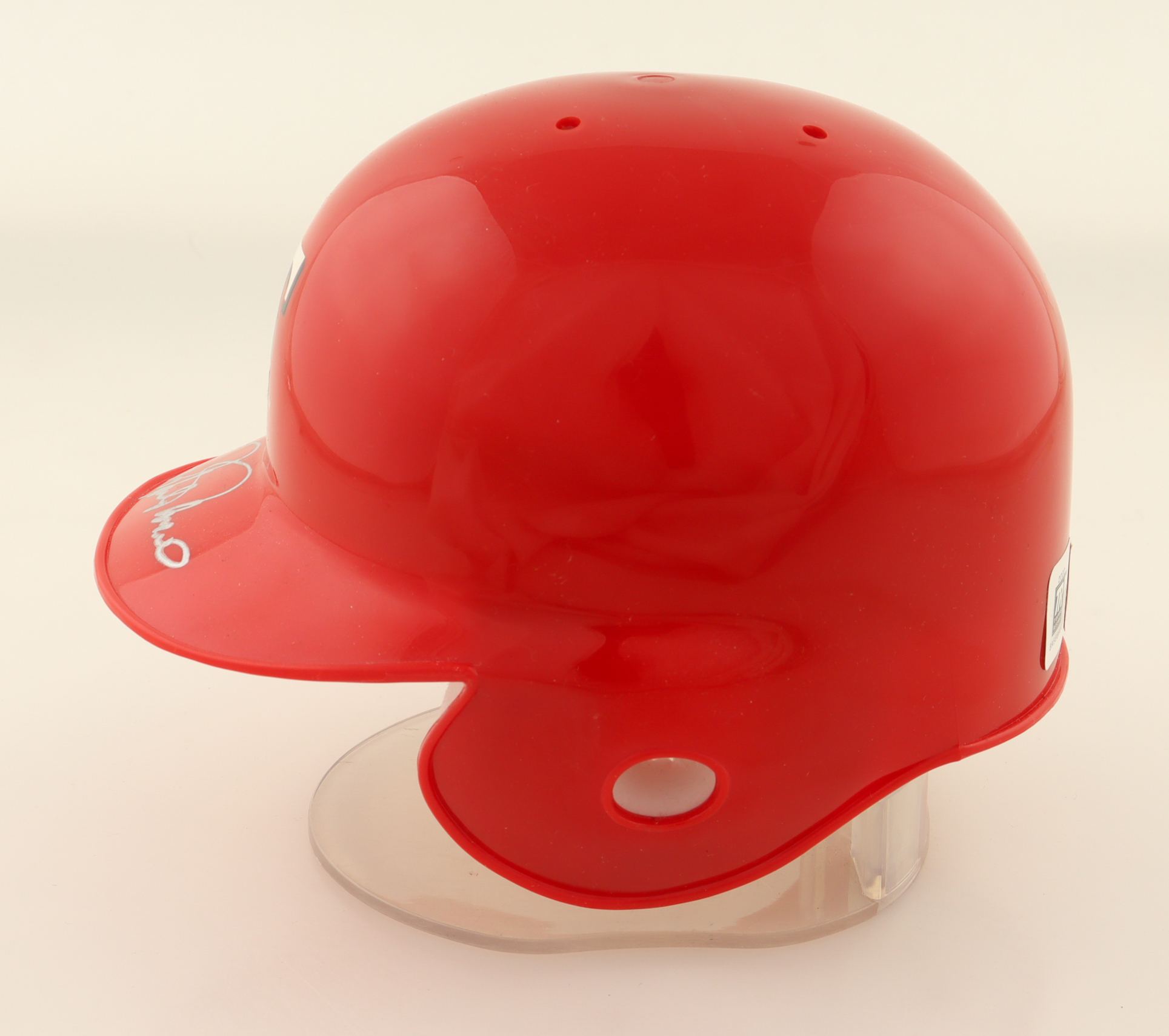 Rafael Palmeiro Signed Rangers Mini Helmet (Topps) at PristineAuction.com Rafael Palmeiro Signed Rangers Mini Helmet (Topps) at PristineAuction.com