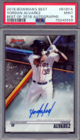 Yordan Alvarez 2018 Bowman's Best Best of '18 Autographs #B18YA (PSA 9) at PristineAuction.com