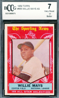 Willie Mays 1959 Topps #563 AS (BCCG 7) at PristineAuction.com