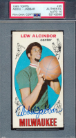 Kareem Abdul-Jabbar Signed 1969 Topps #25 (PSA | Auto 10) at PristineAuction.com