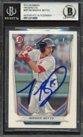 Mookie Betts Signed 2014 Bowman Prospects #BP109 (BGS) at PristineAuction.com
