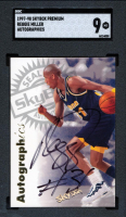 Reggie Miller 1997-98 SkyBox Premium Autographics #73 (SGC 9) at PristineAuction.com
