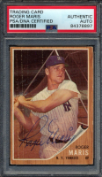 Roger Maris Signed 1962 Topps #1 (PSA) at PristineAuction.com