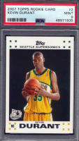 Kevin Durant 2007 Topps #2 RC (PSA 9) at PristineAuction.com