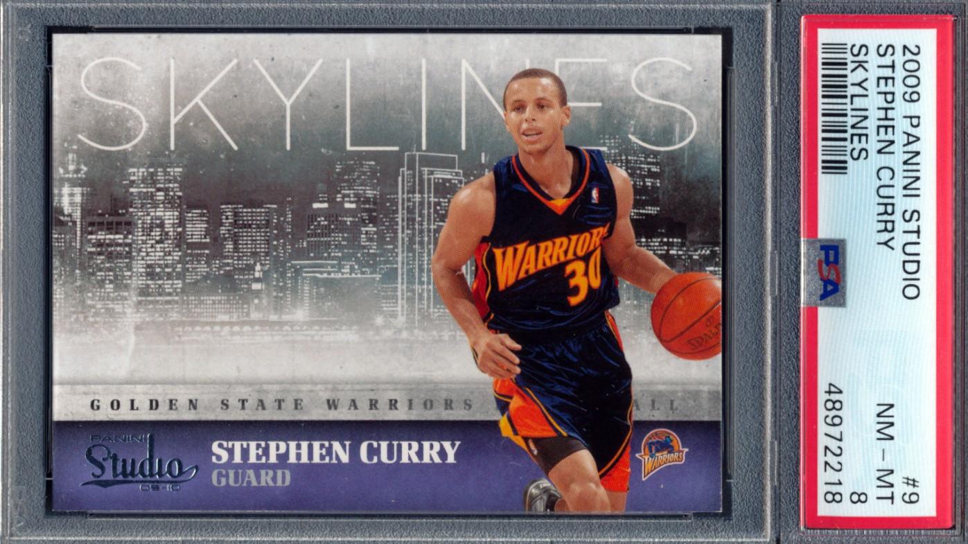 Stephen Curry 2009-10 Studio Skylines #9 (PSA 8) at PristineAuction.com Stephen Curry 2009-10 Studio Skylines #9 (PSA 8) at PristineAuction.com