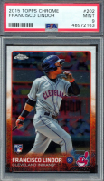 Francisco Lindor 2015 Topps Chrome #202 RC (PSA 9) at PristineAuction.com