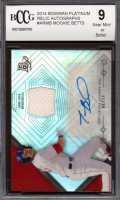 Mookie Betts 2014 Bowman Platinum Relic Autographs #ARMB (BCCG 9) at PristineAuction.com
