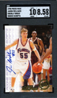 Jason Williams 1998 Press Pass Double Threat Rookie Script Autographs #33 (SGC 8.5 | Autograph Graded 10) at PristineAuction.com