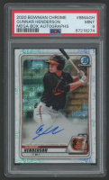 Gunnar Henderson 2020 Bowman Chrome Mega Box Autographs #BMAGH (PSA 9) at PristineAuction.com