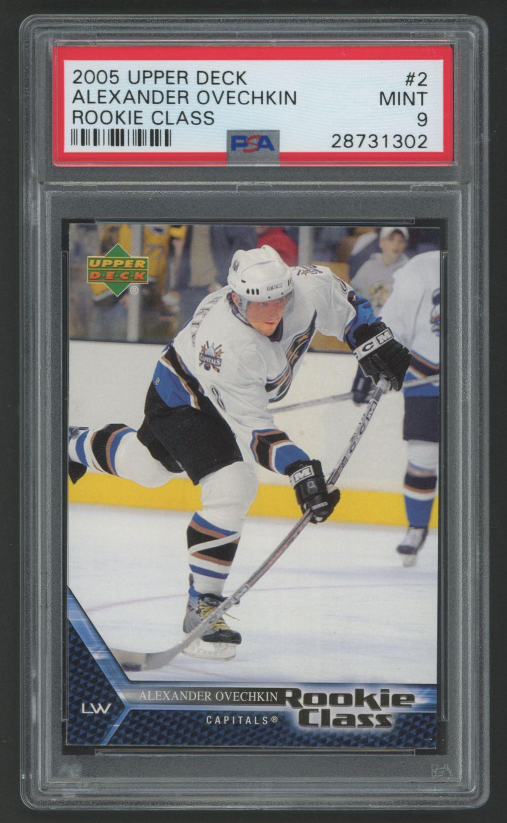 Alexander Ovechkin 2005 Upper Deck Rookie Class #2 (PSA 9) at PristineAuction.com Alexander Ovechkin 2005 Upper Deck Rookie Class #2 (PSA 9) at PristineAuction.com