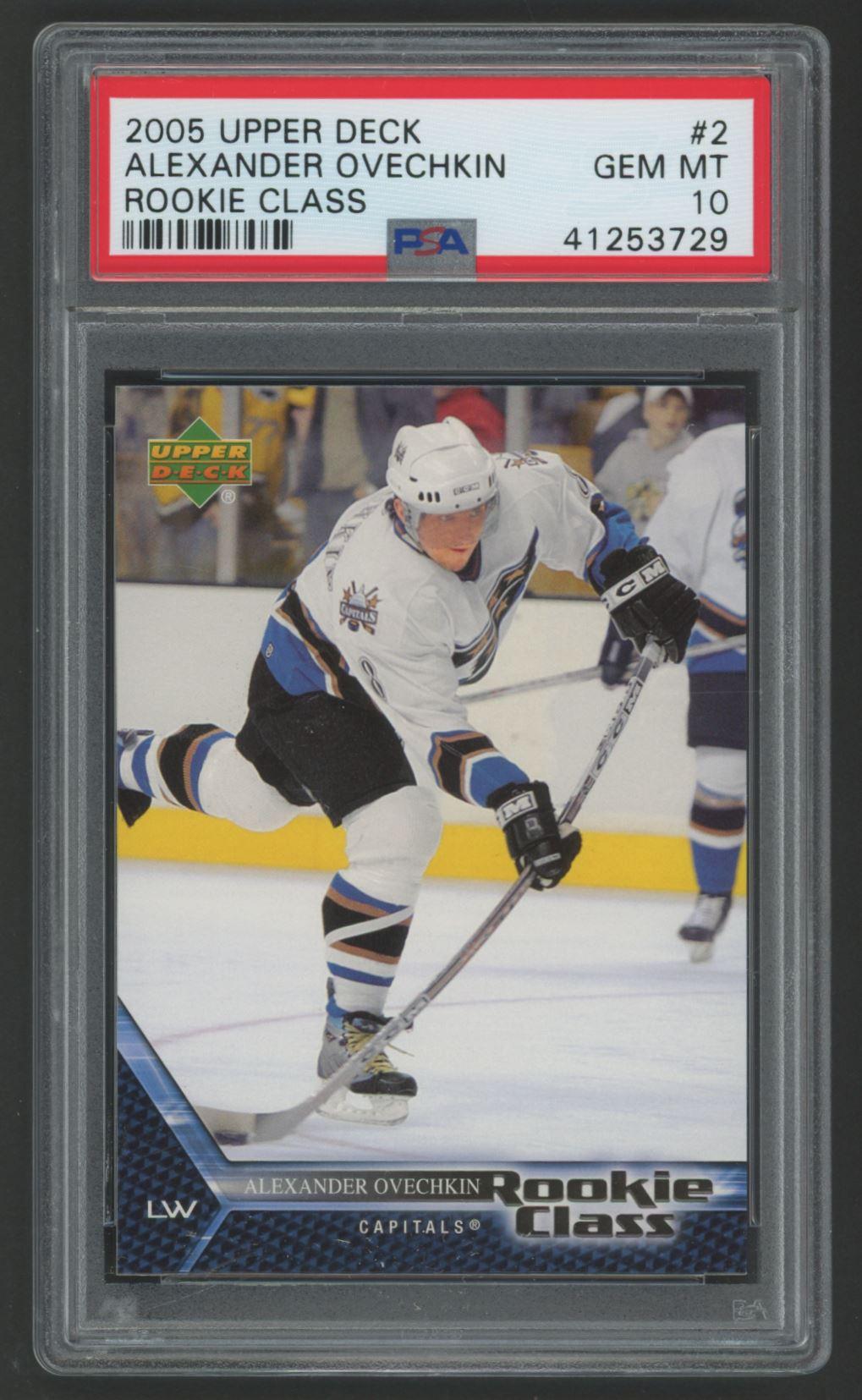 Alexander Ovechkin 2005 Upper Deck Rookie Class #2 (PSA 10) at PristineAuction.com Alexander Ovechkin 2005 Upper Deck Rookie Class #2 (PSA 10) at PristineAuction.com
