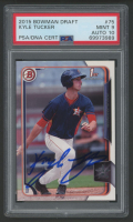 Kyle Tucker Signed 2015 Bowman Draft #75 RC (PSA 9 | Autograph Graded 10) at PristineAuction.com